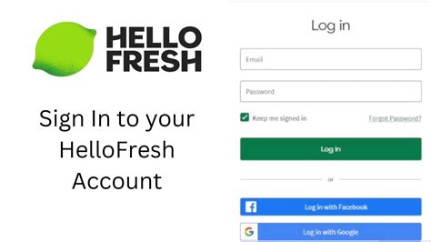 my hellofresh log in.